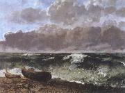 Gustave Courbet The Stormy Sea oil painting on canvas